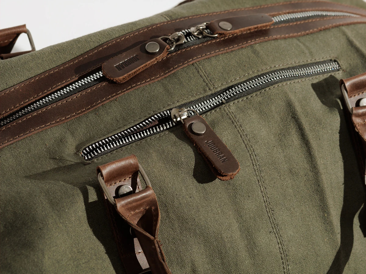 JOOBRAN VINTAGE TRAVEL BAG - ARMY