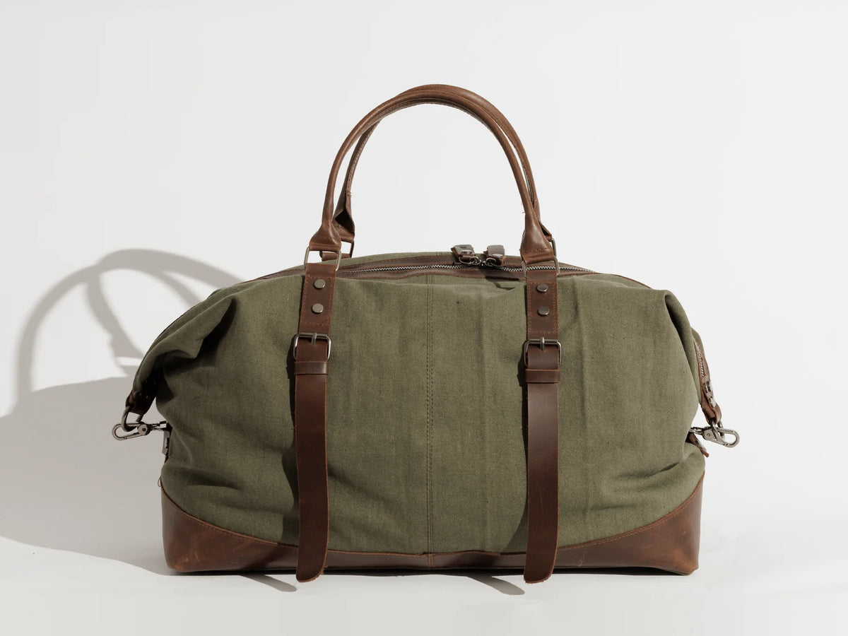 JOOBRAN VINTAGE TRAVEL BAG - ARMY