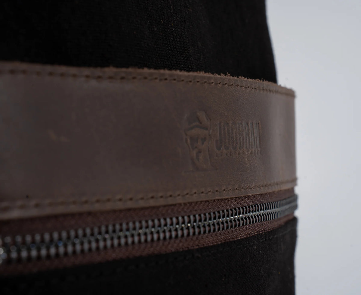 JOOBRAN MULTI-POCKET SHOULDER BAG - BLACK