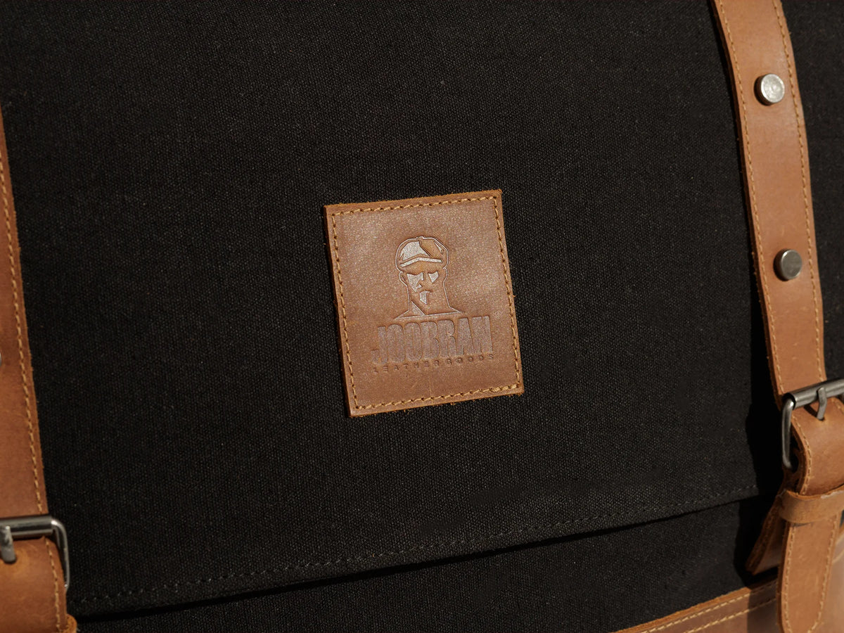 JOOBRAN VINTAGE WORK SATCHEL - BLACK