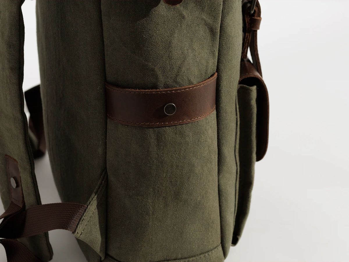 JOOBRAN DAILY VINTAGE BACKPACK - ARMY