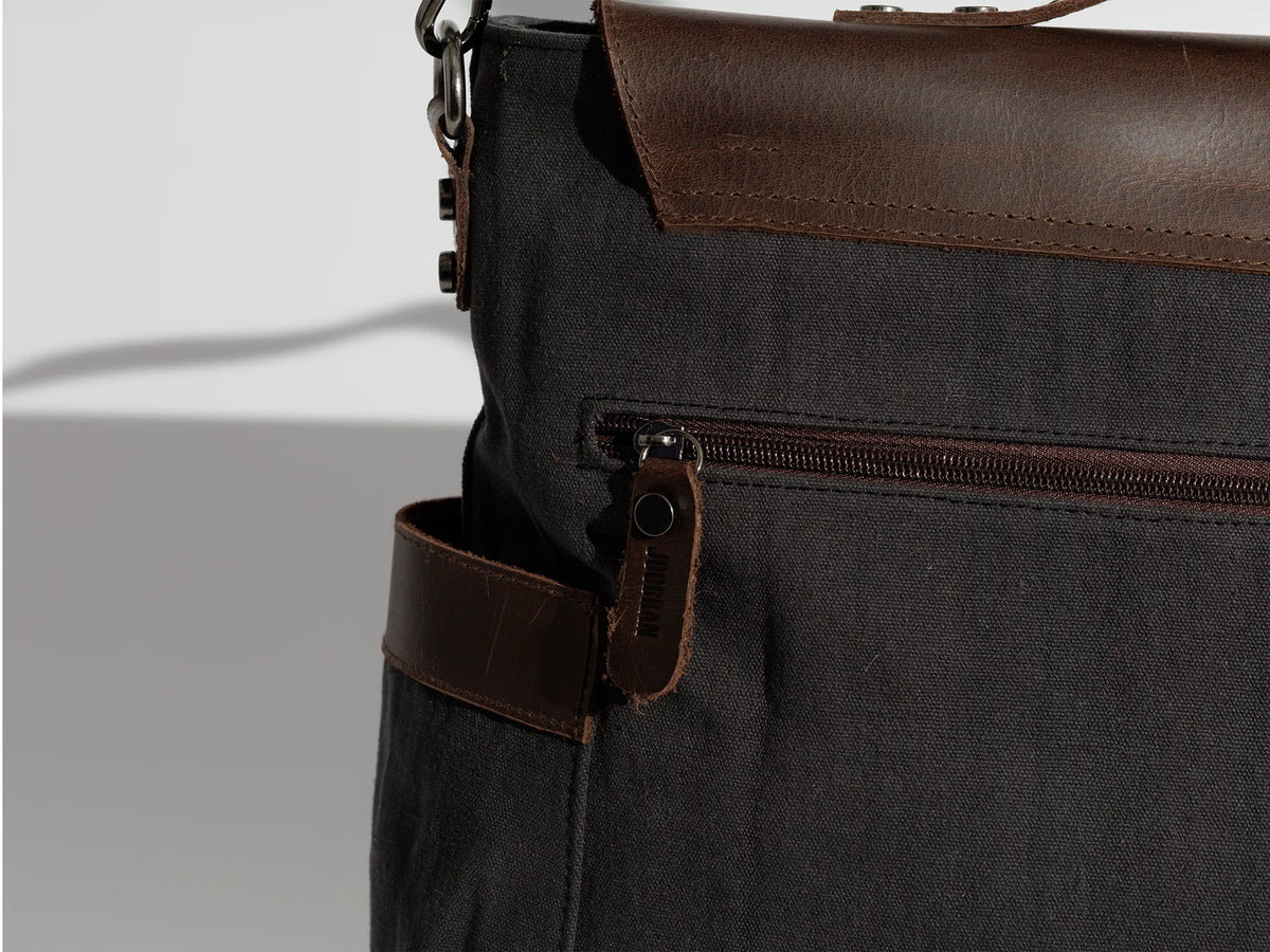 JOOBRAN VINTAGE BUSINESS BAG - DARK GRAY