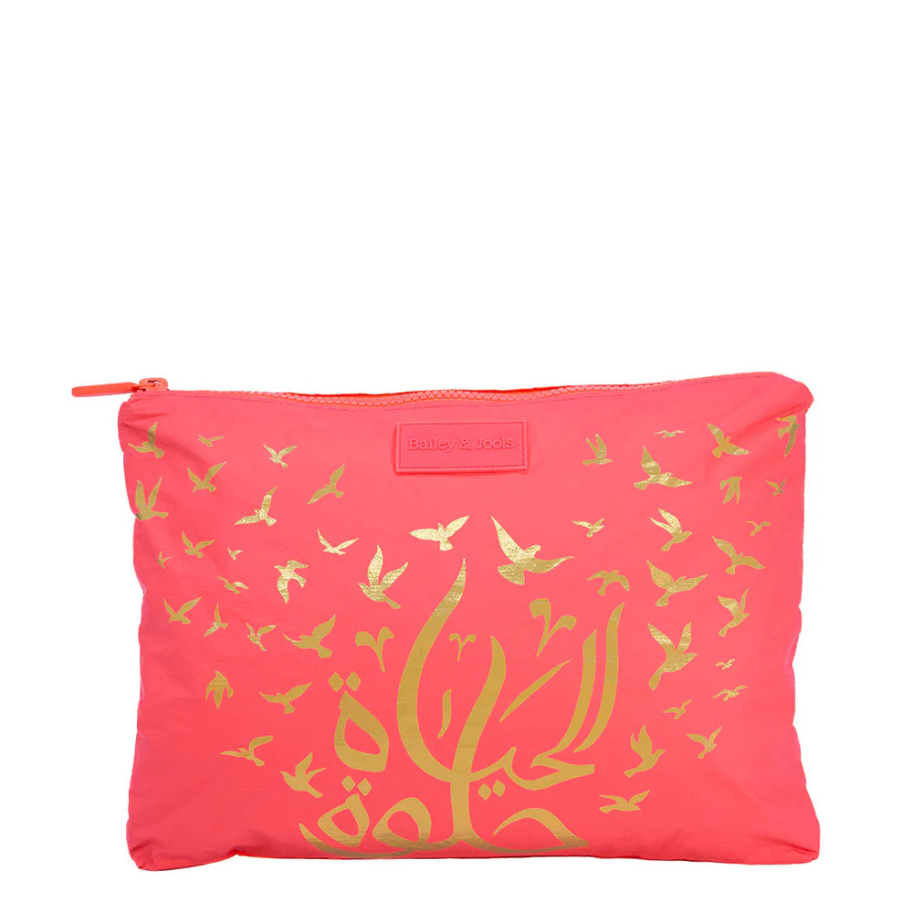 Large Pouch - "Life is Beautiful"