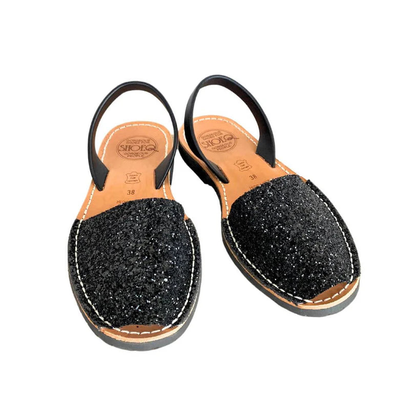 classic avarca in midnight glitter