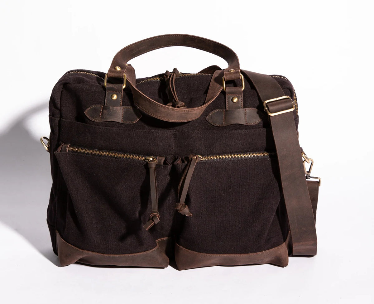 JOOBRAN CHARLIE MESSENGER BAG - BLACK