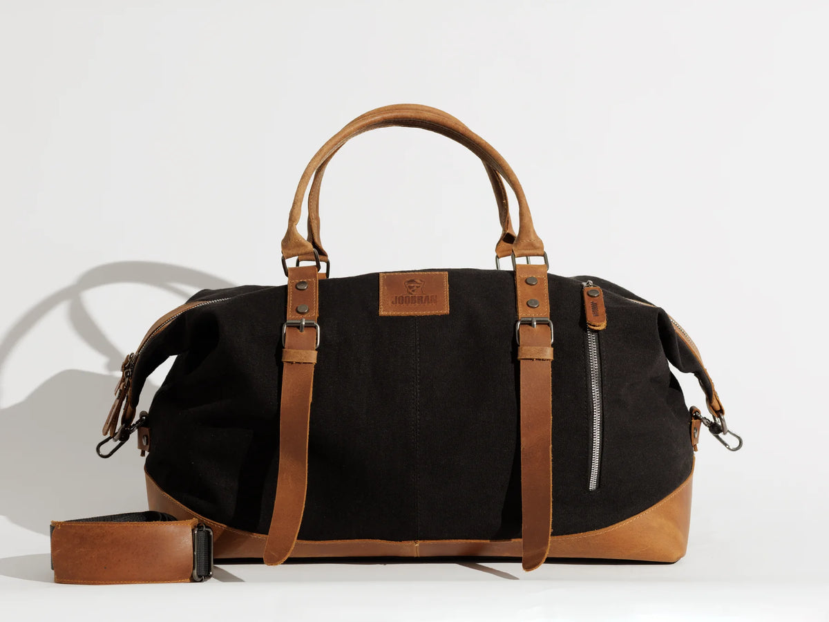 JOOBRAN VINTAGE TRAVEL BAG - BLACK