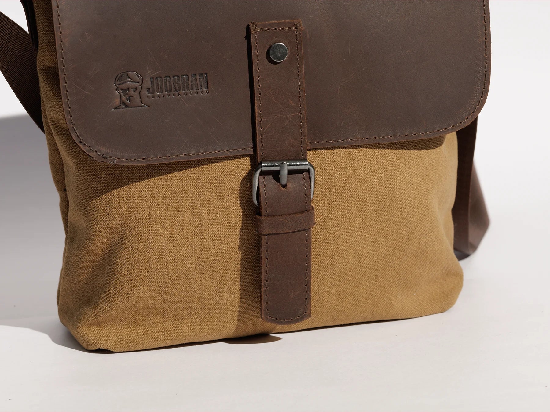 JOOBRAN SHOULDER SATCHEL BAG - TAN