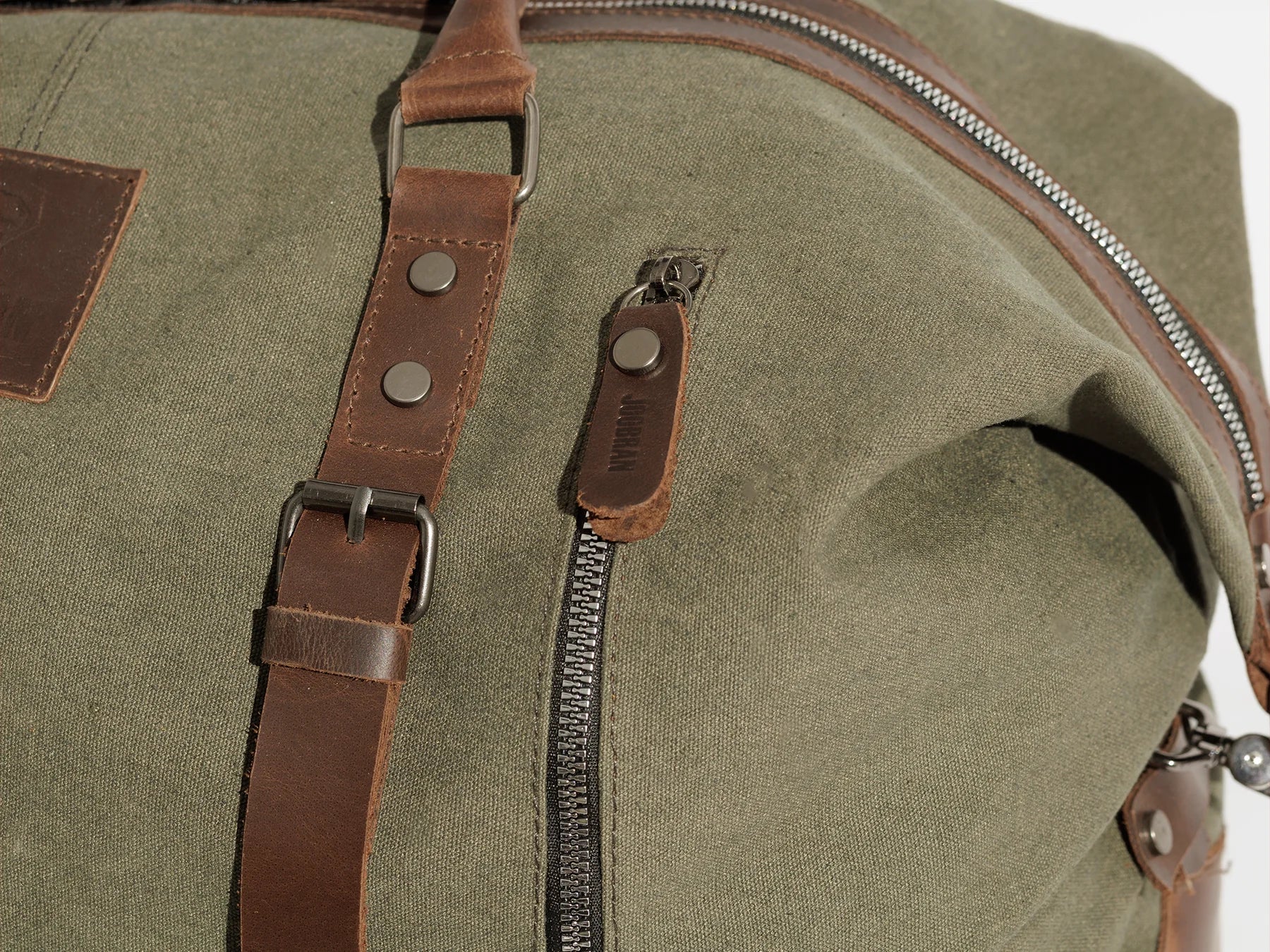 JOOBRAN VINTAGE TRAVEL BAG - ARMY
