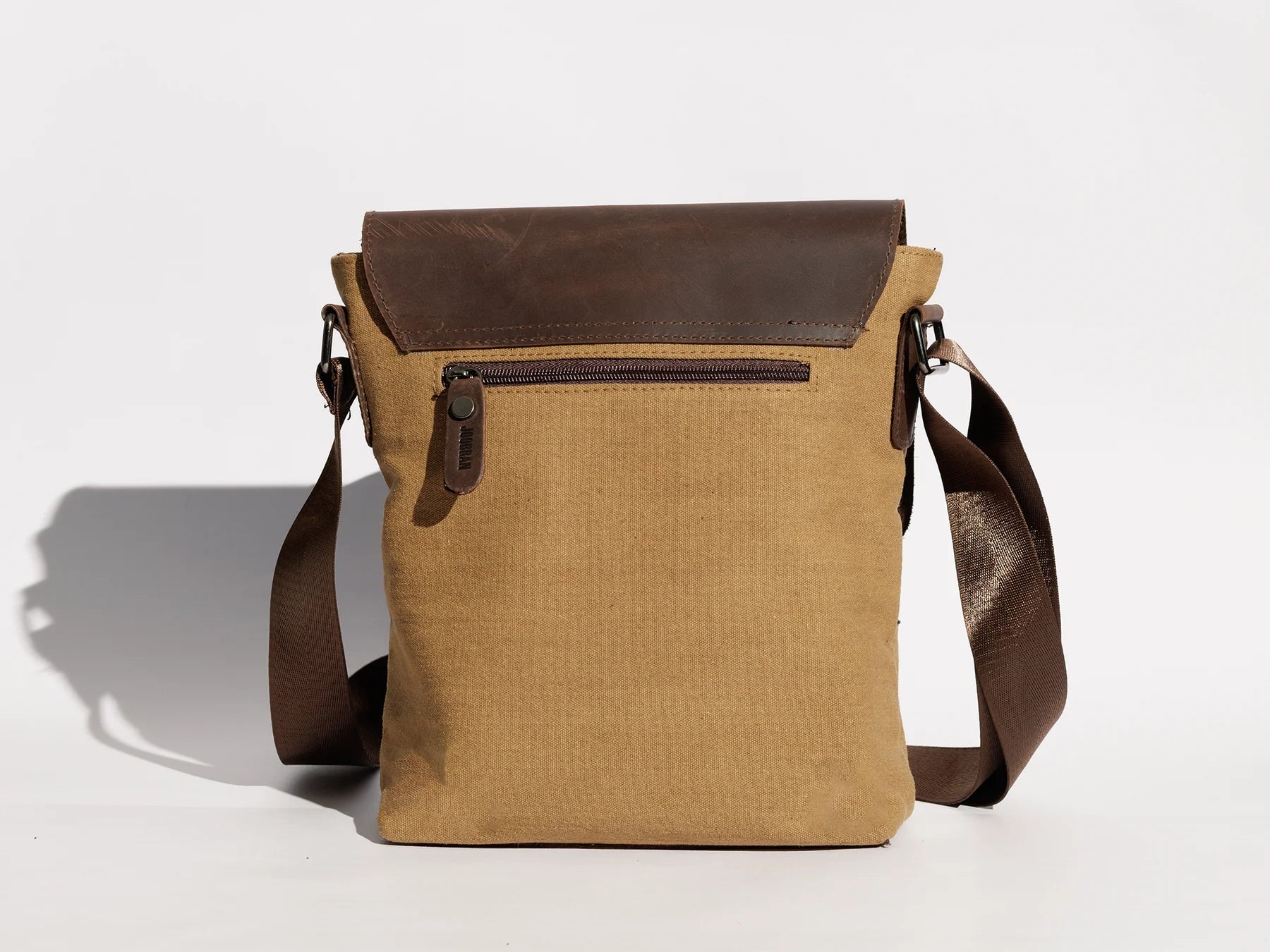 JOOBRAN SHOULDER SATCHEL BAG - TAN
