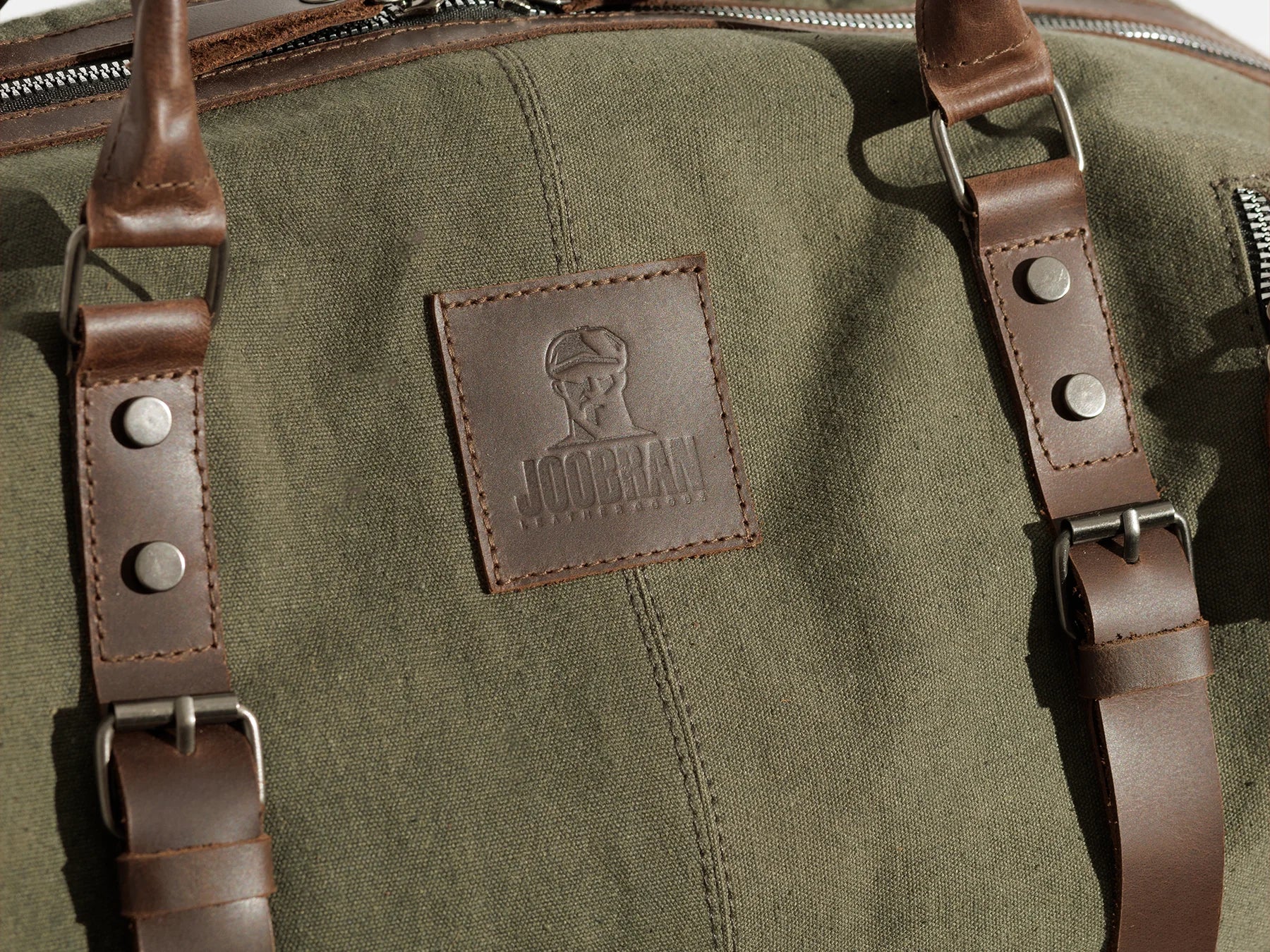 JOOBRAN VINTAGE TRAVEL BAG - ARMY