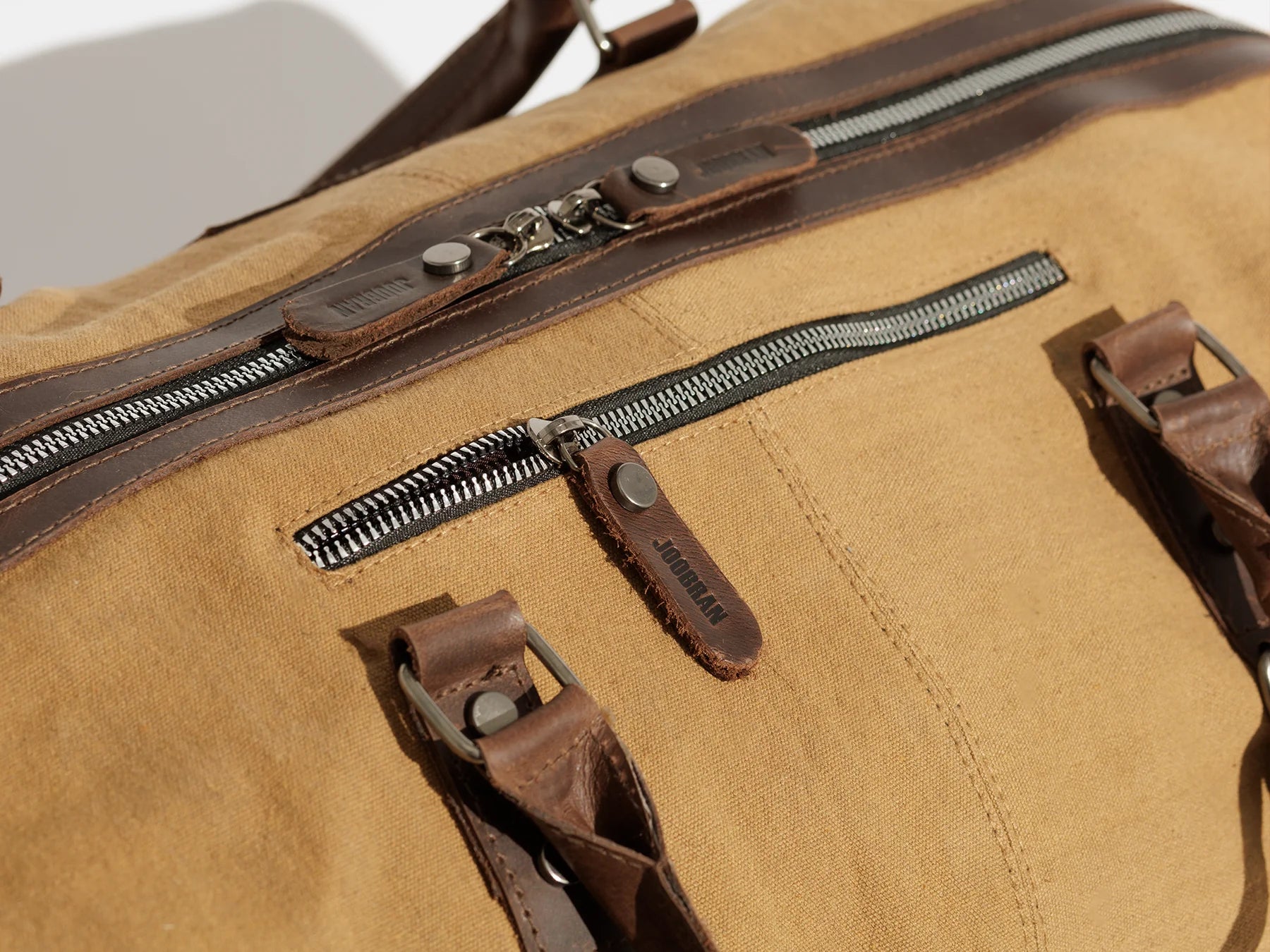 JOOBRAN VINTAGE TRAVEL BAG - TAN