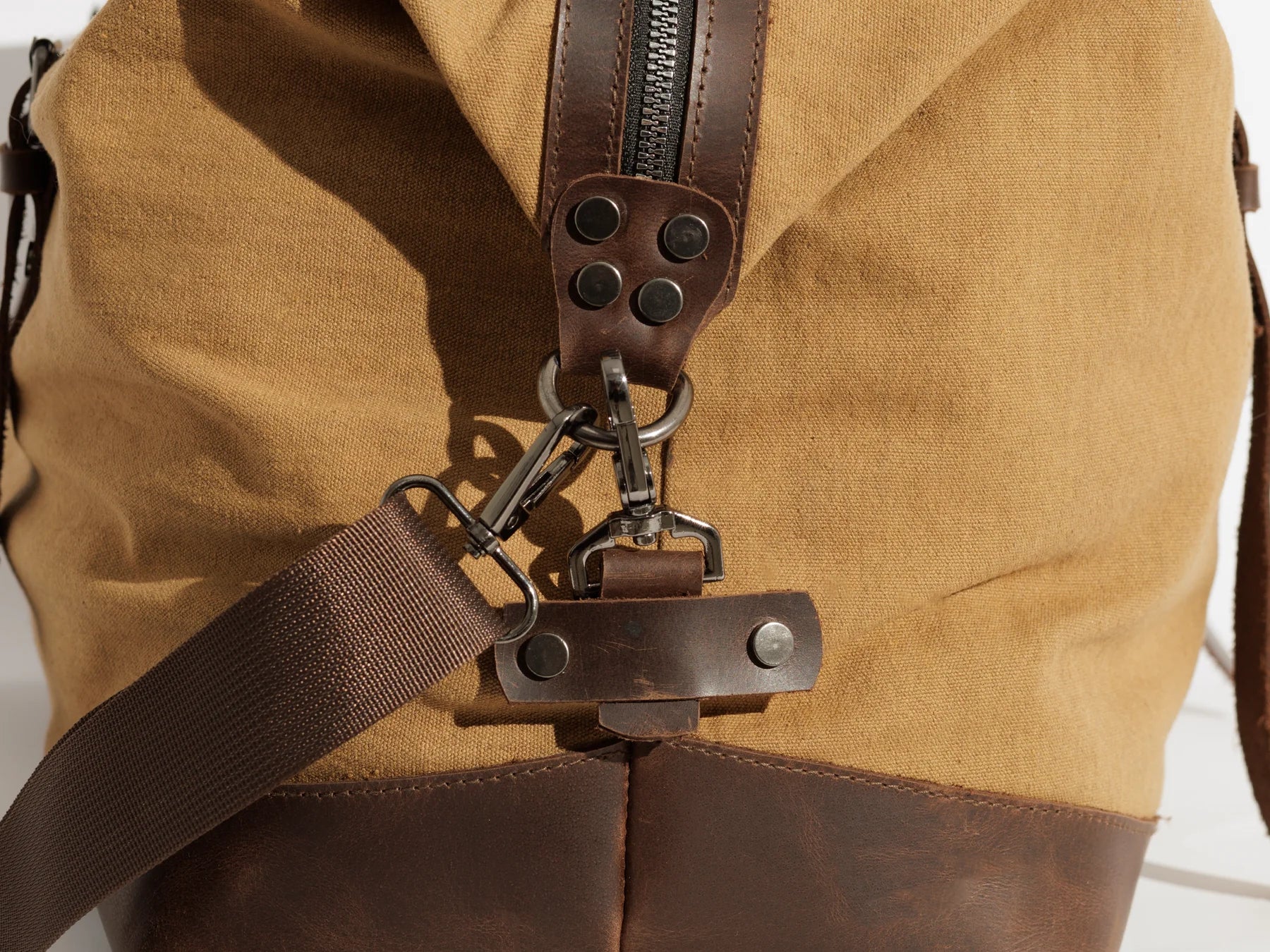 JOOBRAN VINTAGE TRAVEL BAG - TAN
