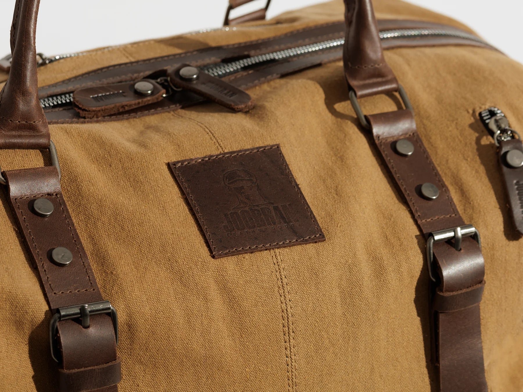JOOBRAN VINTAGE TRAVEL BAG - TAN