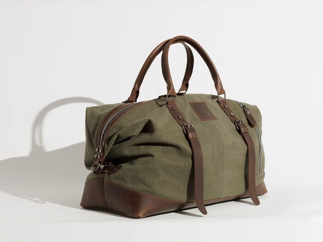 JOOBRAN VINTAGE TRAVEL BAG - ARMY
