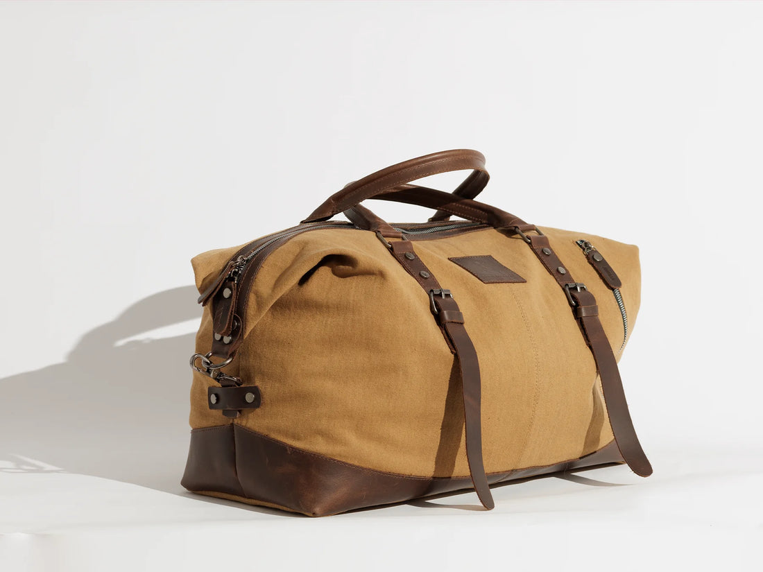 JOOBRAN VINTAGE TRAVEL BAG - TAN