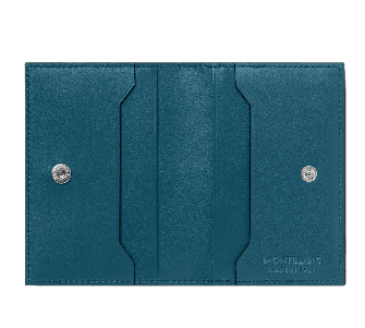 MONTBLANC SARTORIAL CARD HOLDER - CYPRUS BLUE