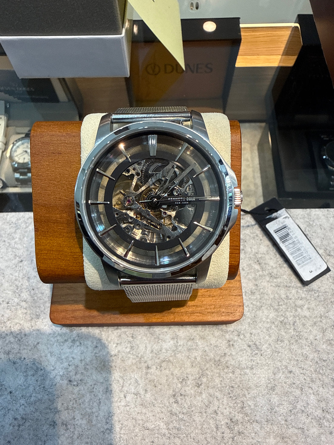 Kenneth Cole Automatic Skeleton Men’s Watch + extra strap