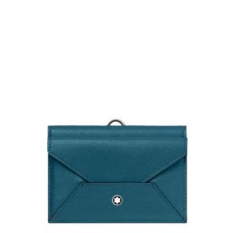 MONTBLANC SARTORIAL CARD HOLDER - CYPRUS BLUE