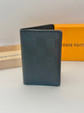 Louis Vuitton black Leather Bifold Wallet