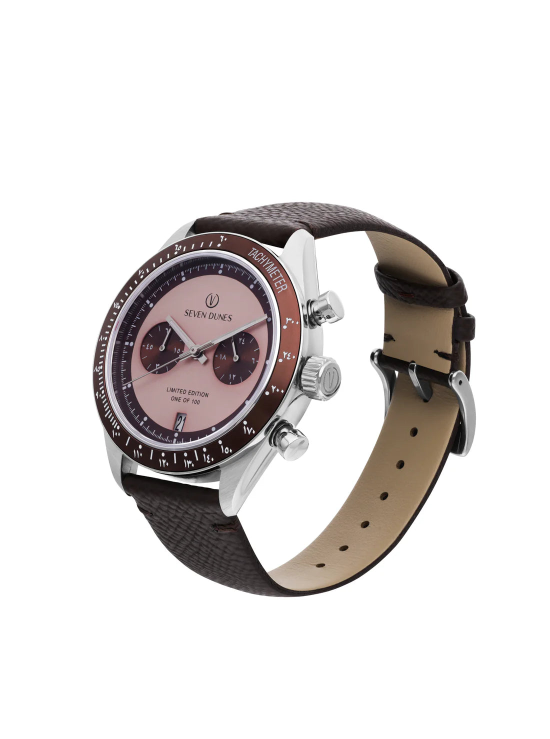 seven dunes sunset chrono 41 Brown limited of 100 pcs