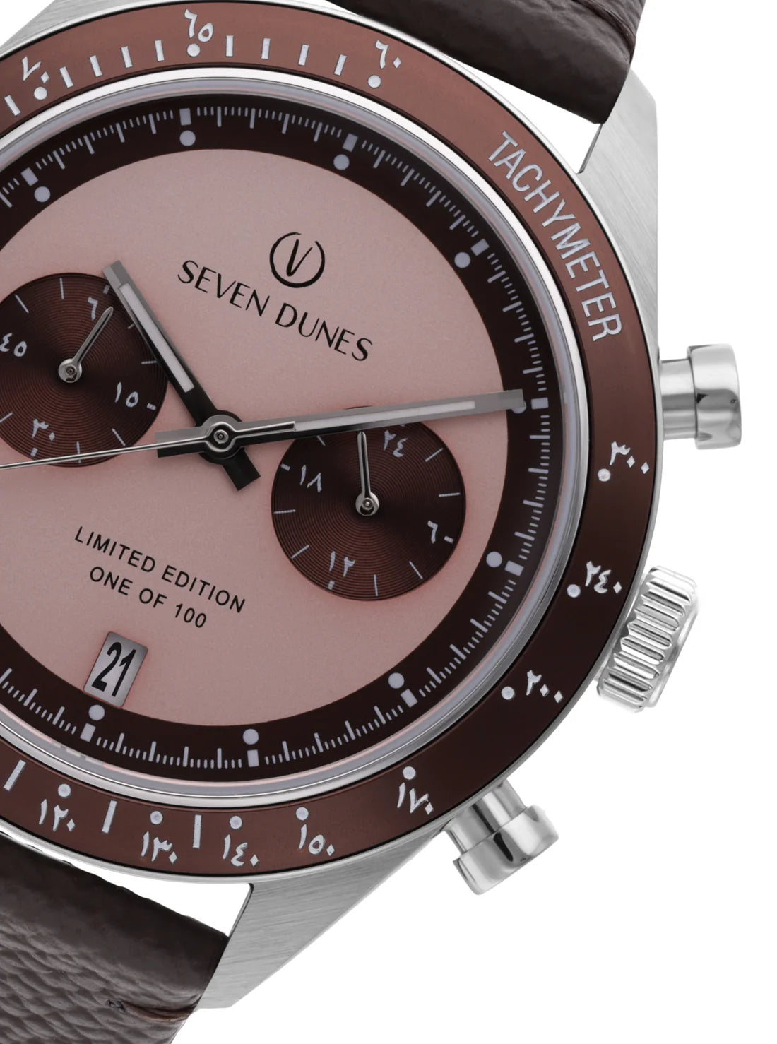 seven dunes sunset chrono 41 Brown limited of 100 pcs