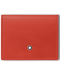 MONTBLANC MEISTERSTUCK CARDHOLDER - BRICK RED