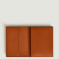 MONTBLANC SOFT TRIO CARD HOLDER - RUST