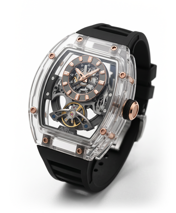 Alden Royston skeleton clear black