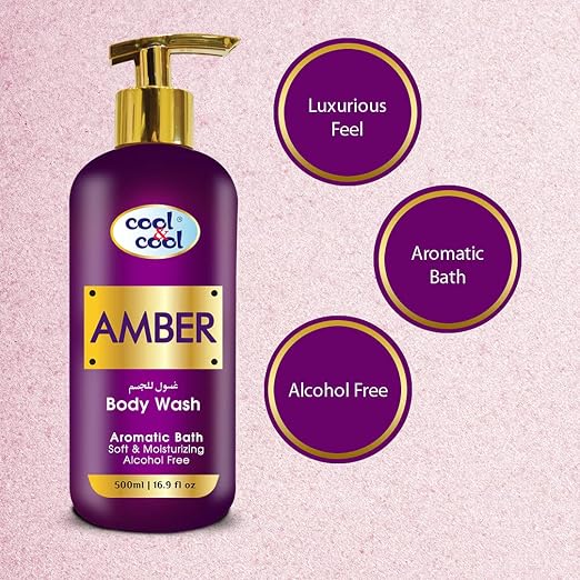 Cool & Cool Amber Body Wash 500ML