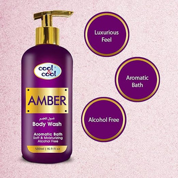 Cool & Cool Amber Body Wash 500ML