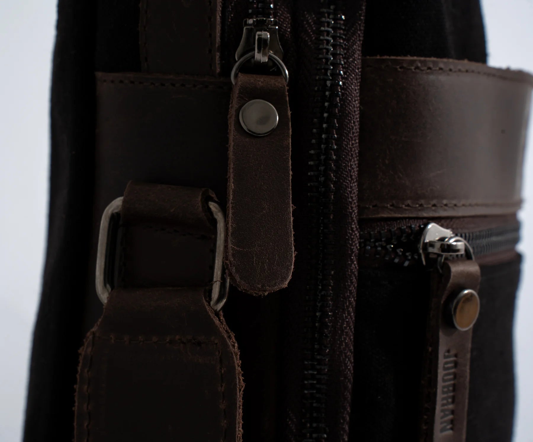 JOOBRAN MULTI-POCKET SHOULDER BAG - BLACK
