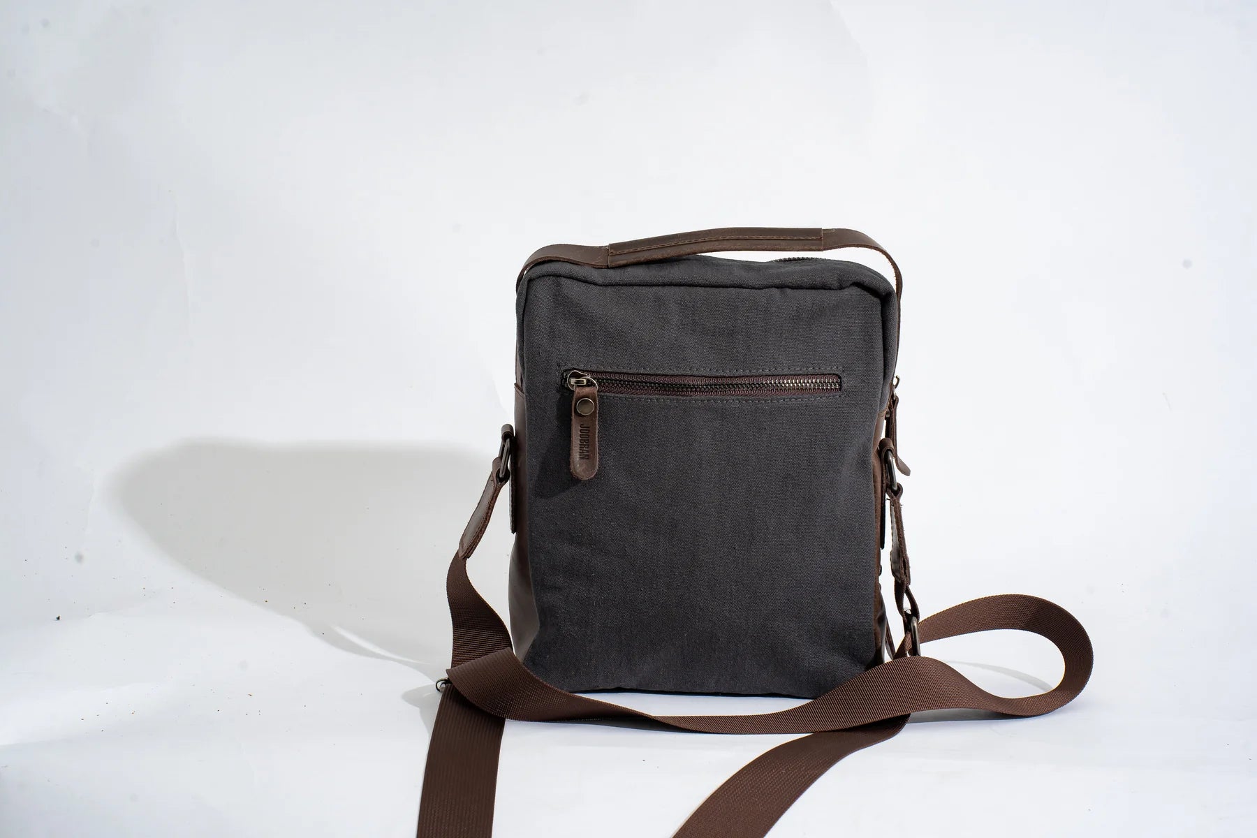 JOOBRAN MULTI-POCKET SHOULDER BAG - DARK GRAY