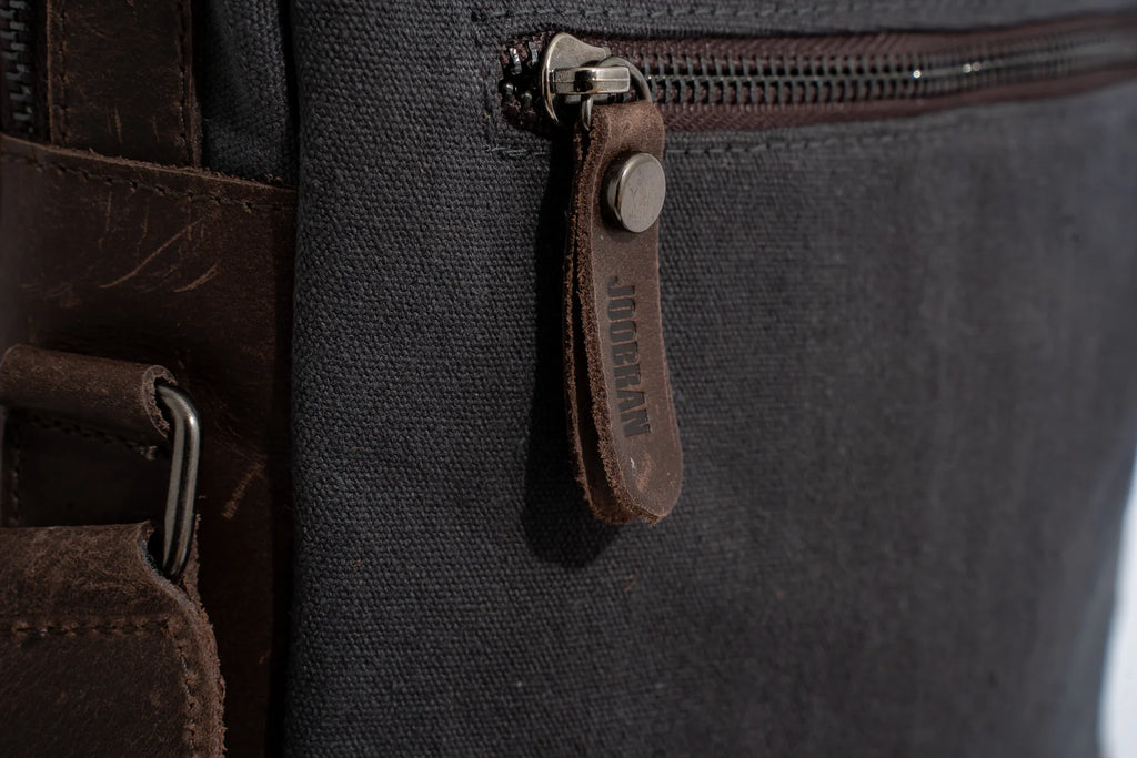 JOOBRAN MULTI-POCKET SHOULDER BAG - DARK GRAY