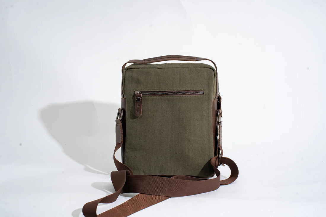 JOOBRAN MULTI-POCKET SHOULDER BAG - ARMY