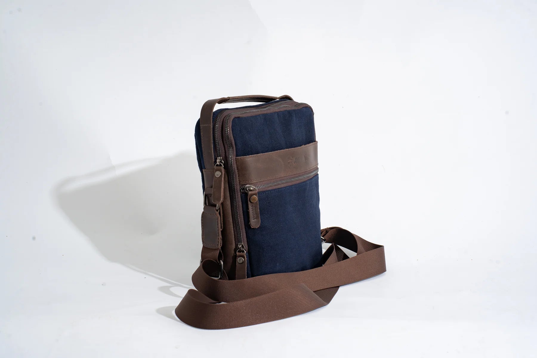 JOOBRAN MULTI-POCKET SHOULDER BAG - NAVY BLUE