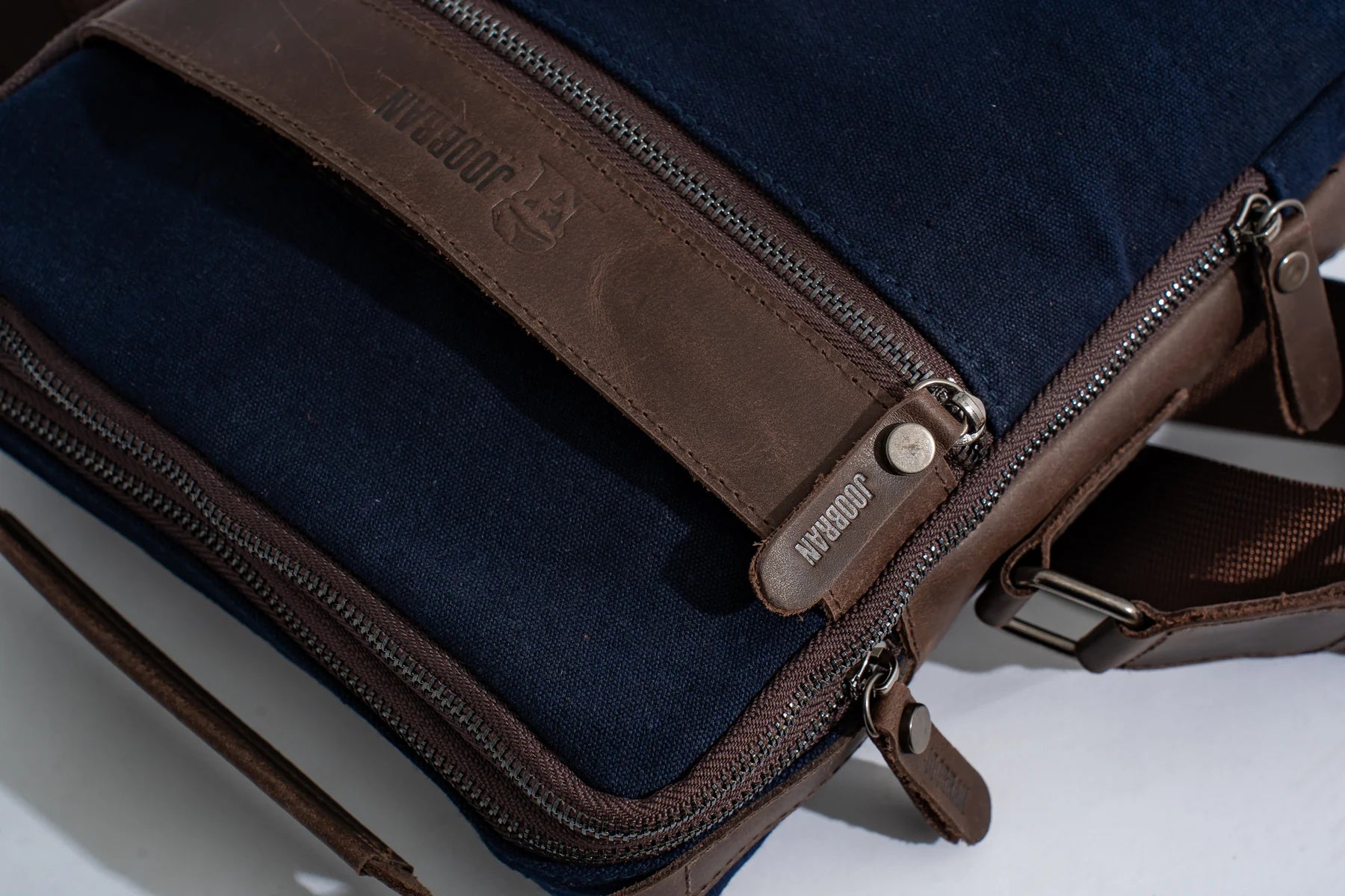 JOOBRAN MULTI-POCKET SHOULDER BAG - NAVY BLUE