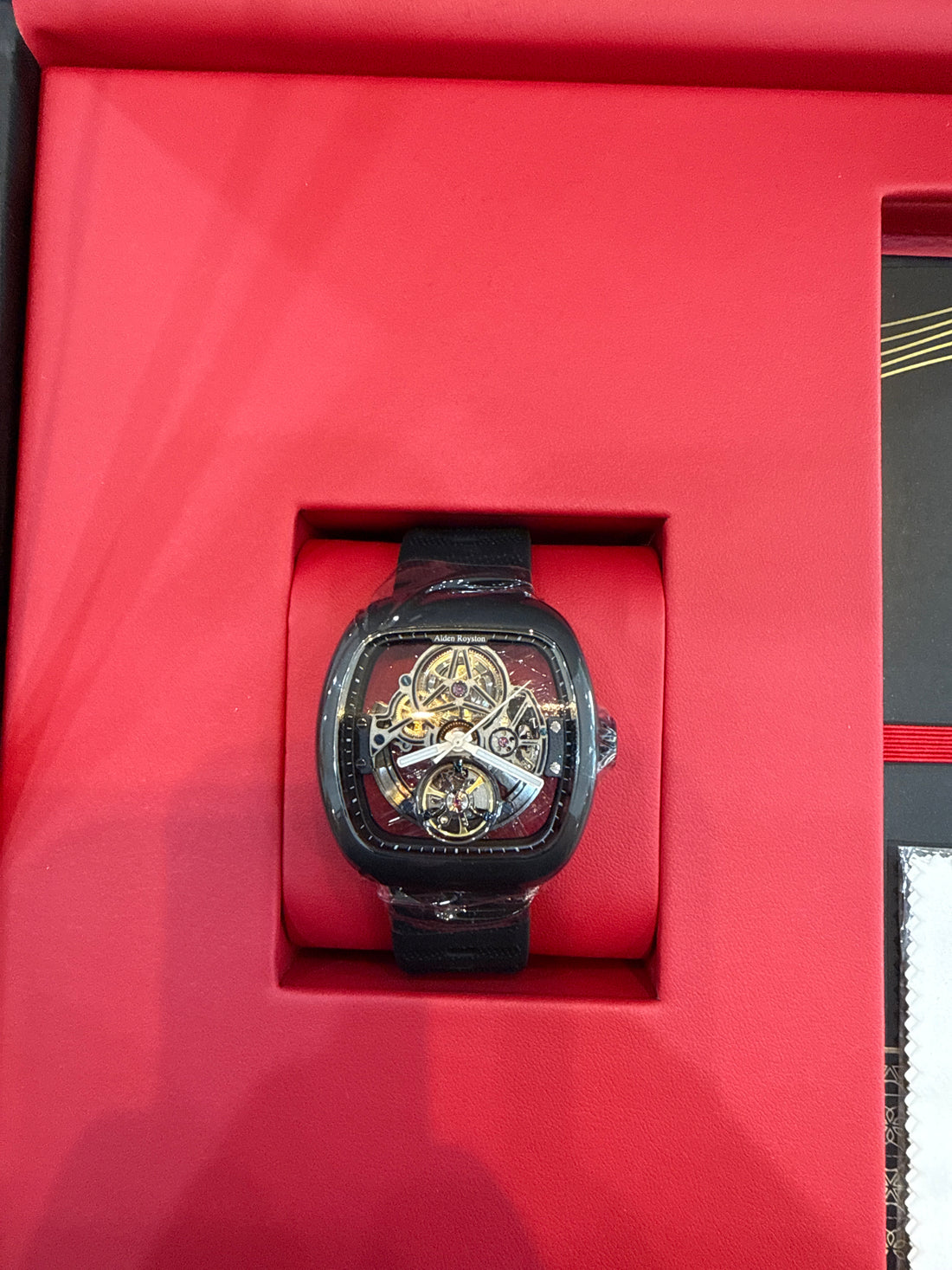 Alden black skeleton auto