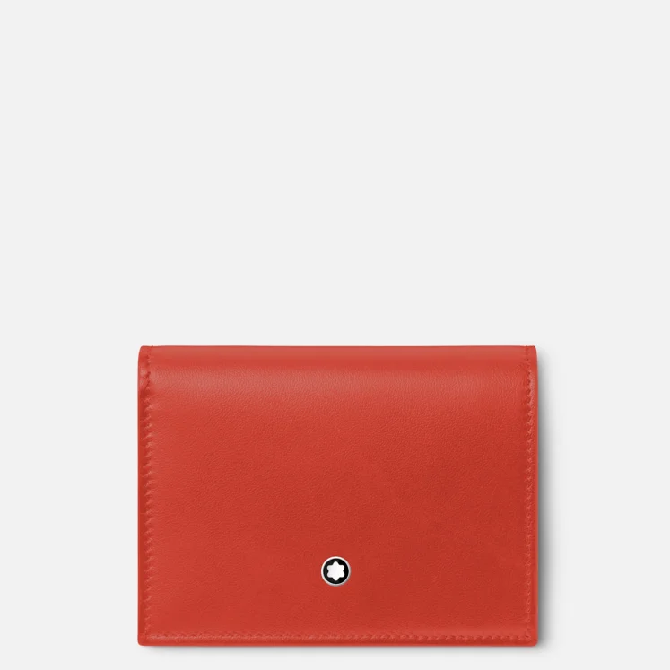 MONTBLANC SOFT CARDHOLDER - CORAL