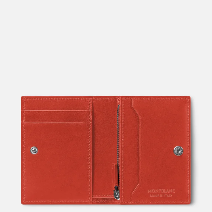 MONTBLANC SOFT CARDHOLDER - CORAL