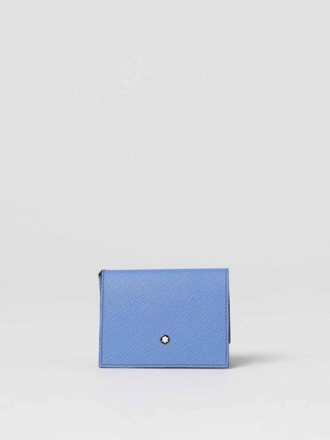 MONTBLANC SARTORIAL CARD HOLDER - DUSTY BLUE