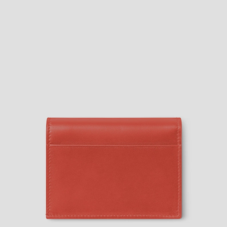 MONTBLANC CONTINENTAL WALLET NANO - BRICK RED