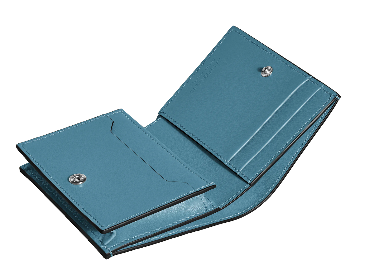 MONTBLANC CONTINENTAL WALLET NANO - SMOKY BLUE