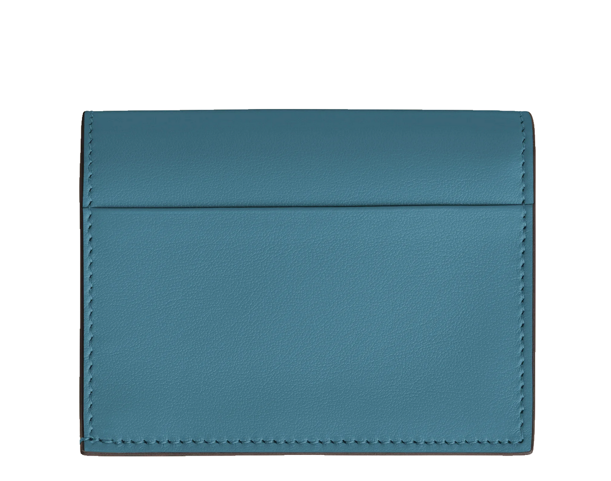 MONTBLANC CONTINENTAL WALLET NANO - SMOKY BLUE