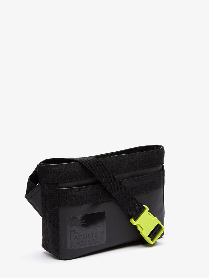 Lacoste reporter bag NOIR LIME