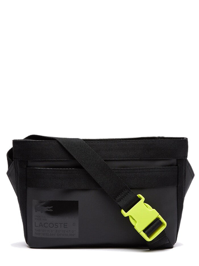 Lacoste reporter bag NOIR LIME
