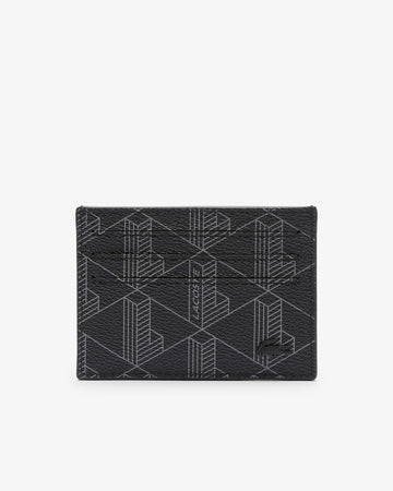 Lacoste Card Holder MONOGRAM NOIR GRIS