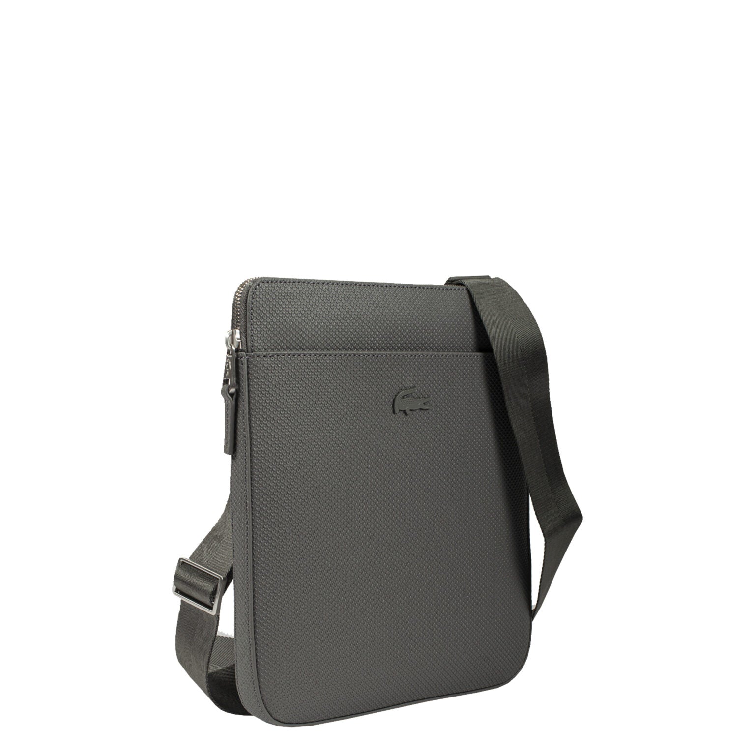 Lacoste flat crossover bag ECO IRON GATE