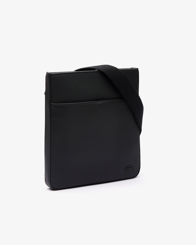 Lacoste flat crossover bag NOIR