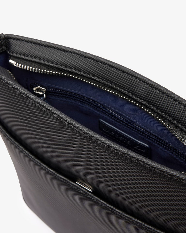 Lacoste flat crossover bag NOIR