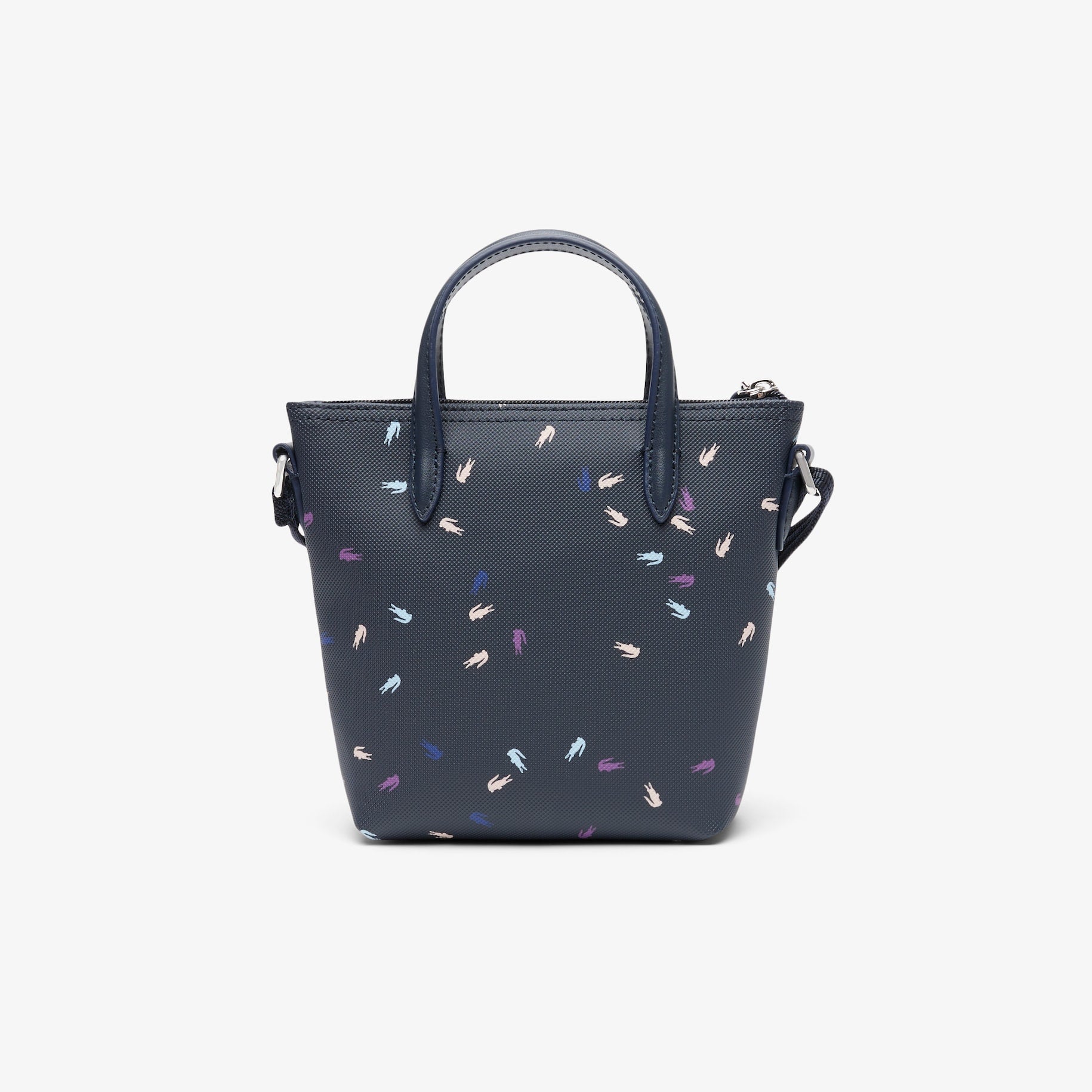 Lacoste XS flat crossover bag CONFETTI CROC ABIMES